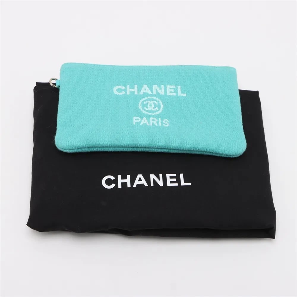 Authentic CHANEL 2025 Deauville Large Turquoise blue excellent condition - Picture 11 of 13
